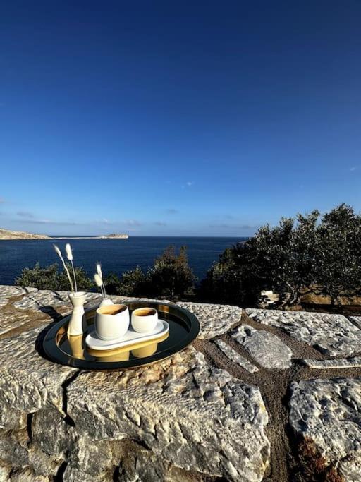 Cozy Cliff Tower W/ Breathtaking Sea Views Villa Agios Georgios Minas Екстериор снимка